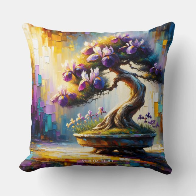 Fantasy Cute Purple Mini Tree Cushion (Front)