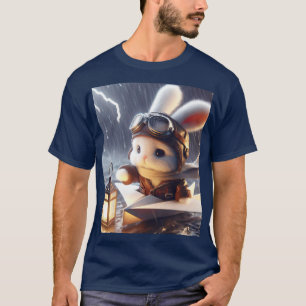 Fantasy Cute Rabbit Post Lantern T-Shirt