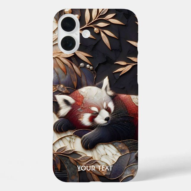 Fantasy Cute Red Panda Art Case-Mate iPhone Case (Back)