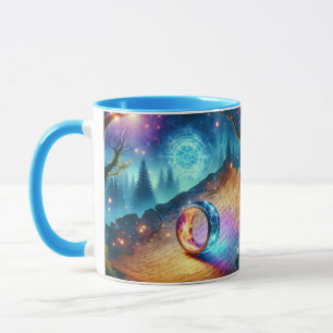 Fantasy Cute Ring Forest Skies Mug