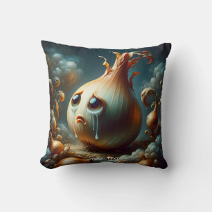Fantasy Cute Sad Crying Onion Cushion