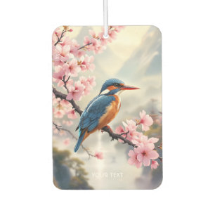Fantasy Cute Sakura Bird Blue Car Air Freshener