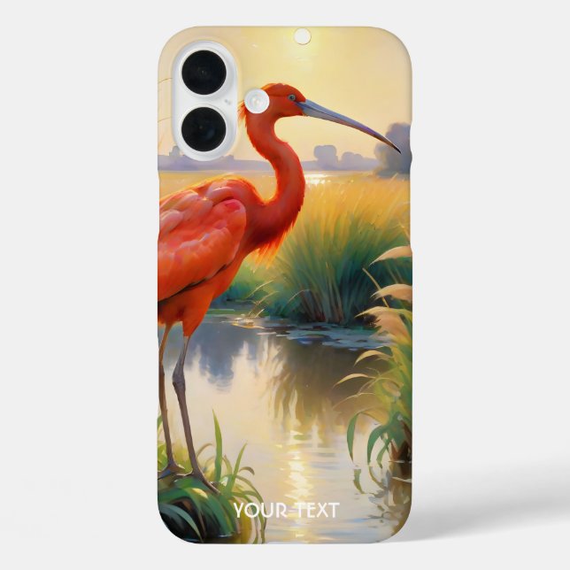 Fantasy Cute Scarlet Ibis Evening Case-Mate iPhone Case (Back)