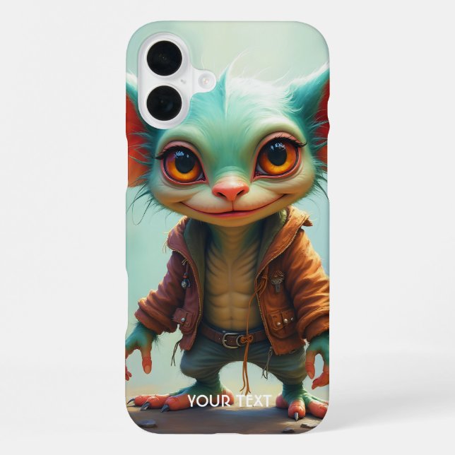 Fantasy Cute  Small Adorable Creature iPhone Case (Back)
