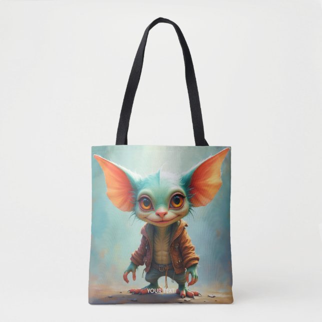 Fantasy Cute  Small Adorable Creature Tote Bag (Front)