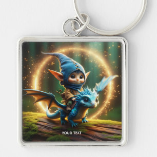 Fantasy Cute Small Flying Creature Key Ring