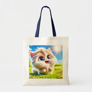 Fantasy Cute Small Smiling Creature Tote Bag