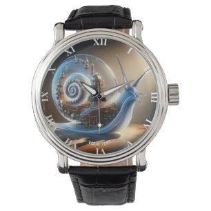 Fantasy Cute Snail Steampunk City Watch