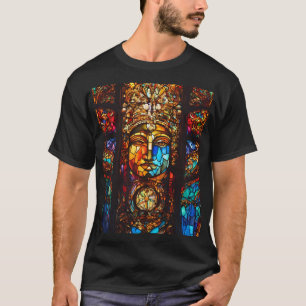 Fantasy Cute Stained Glass Window T-Shirt