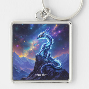 Fantasy Cute Starlight Dragon Skies Key Ring