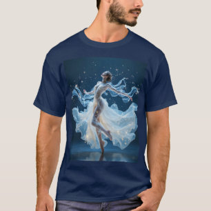 Fantasy Cute Stars Lady Dancing T-Shirt