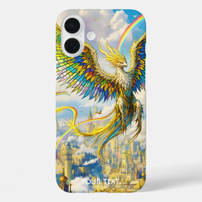 Fantasy Cute Steampunk Griffin City Case-Mate iPhone Case (Back)
