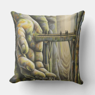 Fantasy Cute Stone Hand Bridge Cushion