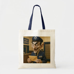 Fantasy Cute Strange Postal Worker Tote Bag