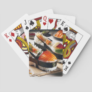 Fantasy Cute Stylish Sushi Shoes Playing Cards