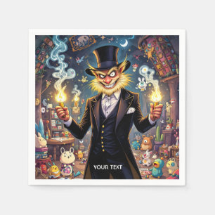 Fantasy Cute Super Villain Toys Napkin
