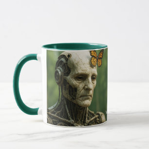 Fantasy Cute Surrealism Butterfly Face Mug