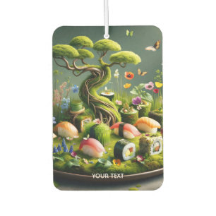 Fantasy Cute Sushi Japanese Landscape Car Air Freshener