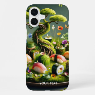 Fantasy Cute Sushi Japanese Landscape iPhone 16 Plus Case