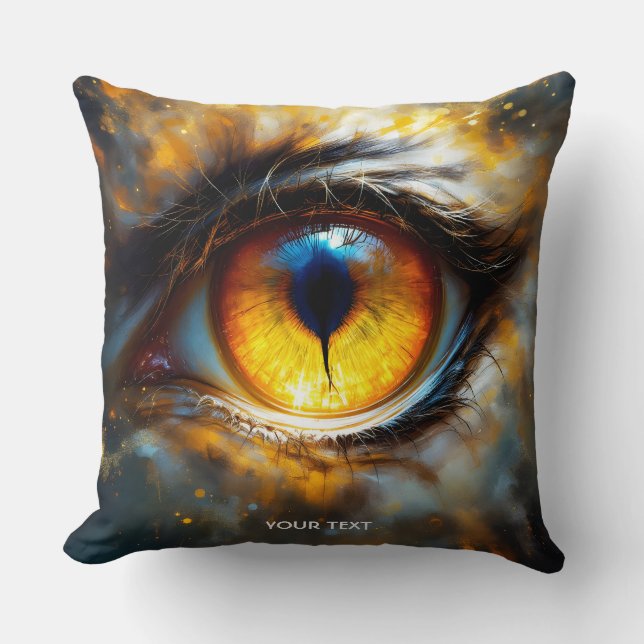 Fantasy Cute Tiger Orange Eye Cushion (Front)