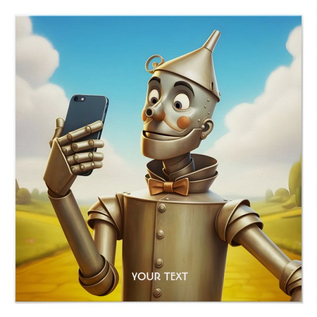 Fantasy Cute Tin Man Road Poster (Front)