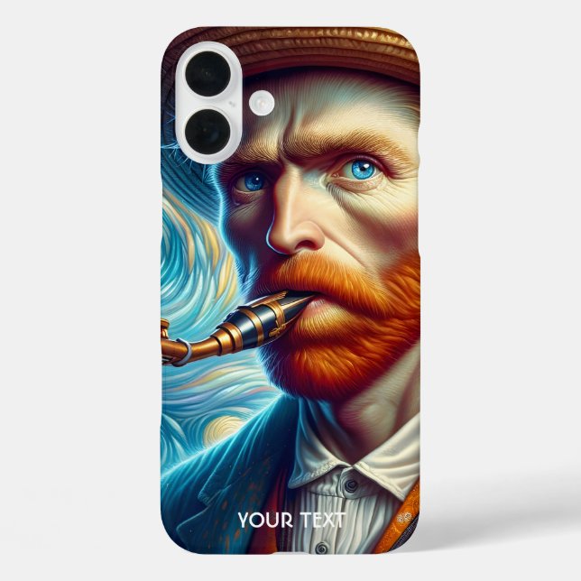 Fantasy Cute Van Gogh Saxophone Case-Mate iPhone Case (Back)