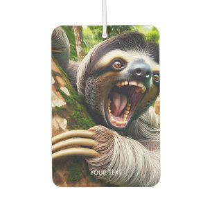 Fantasy Cute Very Angry Sloth Car Air Freshener