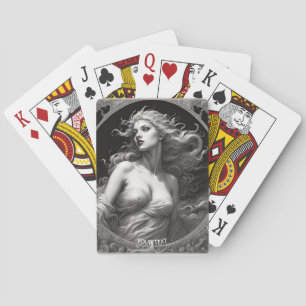 Fantasy Cute Vivid Greek Goddess Beauty Playing Cards
