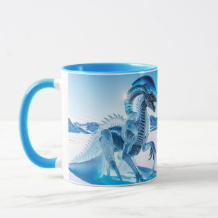 Fantasy Cute Vivid Ice Creature Sculpture Mug