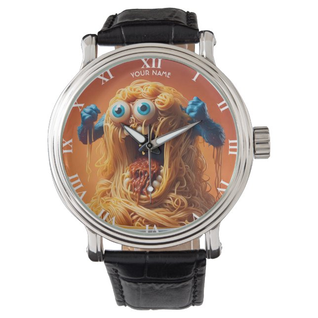 Fantasy Cute Vivid Spaghetti Funny Creature Watch (Front)