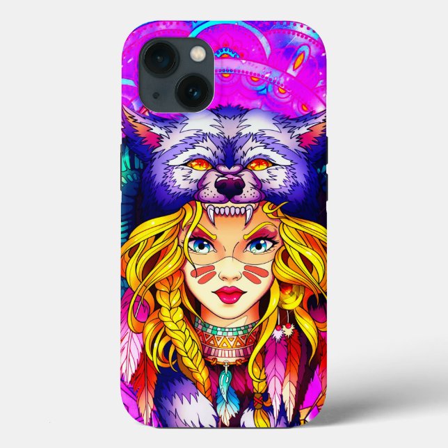 Fantasy Cute Warrior Girl Case-Mate iPhone Case (Back)