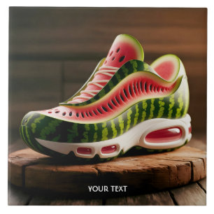 Fantasy Cute Watermelon Sport Shoes Ceramic Tile