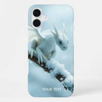 Fantasy Cute White Baby Dragon