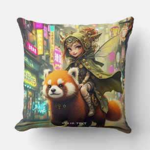 Fantasy Cute Wild Panda Ride Cushion