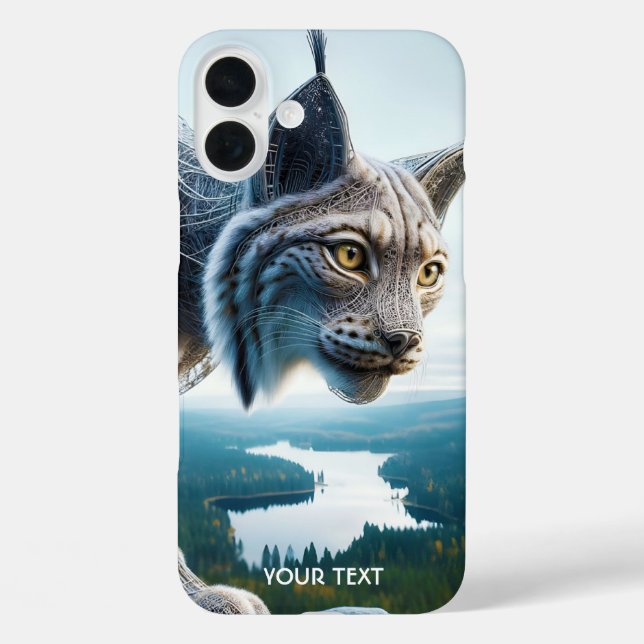 Fantasy Cute Wired Lynx Forest Case-Mate iPhone Case (Back)