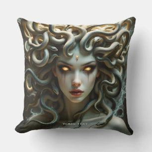 Fantasy Cute Yellow Eyes Snakes Cushion