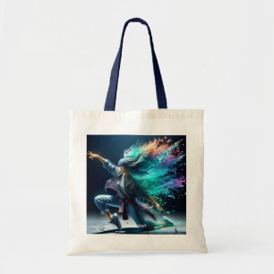 Fantasy Cute Young Dancing Girl Tote Bag