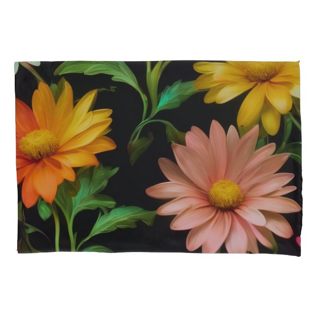 Fantasy Daisy Pattern Pillowcase (Front)