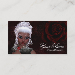 Fantasy Dark Skin Dark Gothic Style Business Card