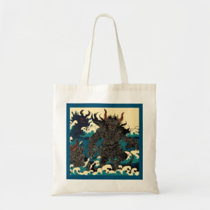 Fantasy Demons - Woodcut 1 Tote Bag
