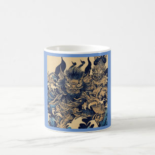 Fantasy Demons - Woodcut 2 Coffee Mug