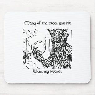 Fantasy Disc Golf Tree Ent Stylised Light Colours Mouse Pad