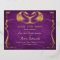 Fantasy Dragon Burgundy Wedding Save the Date Card