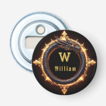 ✨ Fantasy Dragon Custom Name Ring