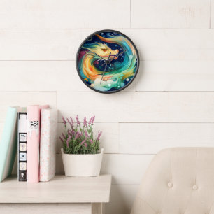 Fantasy Dragon Dream Animal 6 Clock