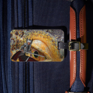 Fantasy Dragon Folk tale Luggage Tag