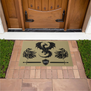 Fantasy Dragon Home Decor Doormat