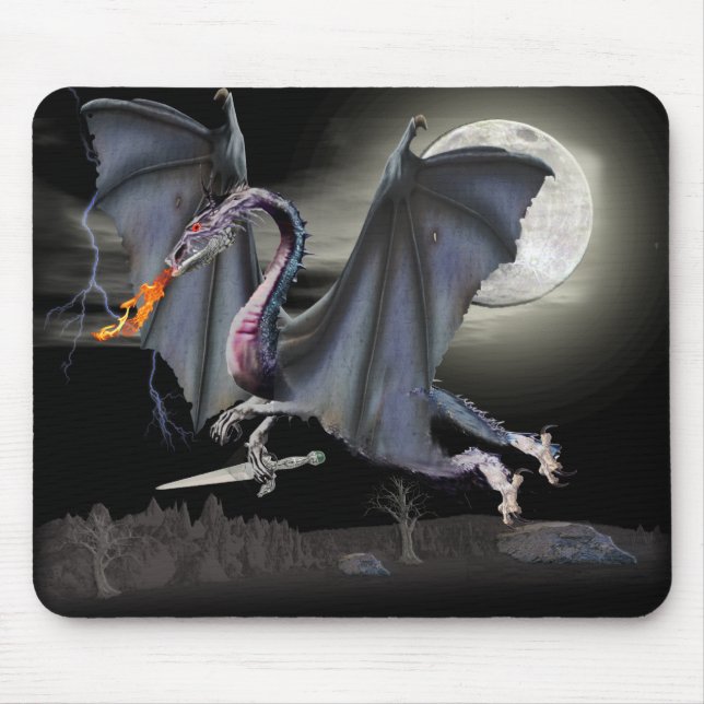 Fantasy dragon mouse pad (Front)