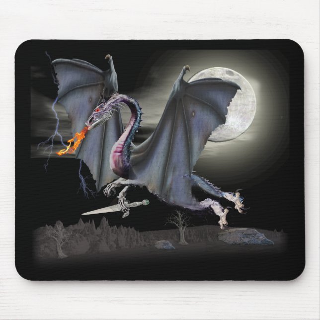 Fantasy dragon mouse pad (Front)