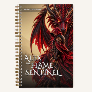 Fantasy Dragon Sentinel Mythical Adventure Notebook